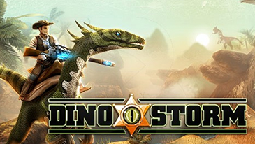 Dino Storm - A free-to-play 3D MMO with cowboys, dinosaurs, and laser guns.